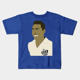 Pele portrait Kids T-Shirt